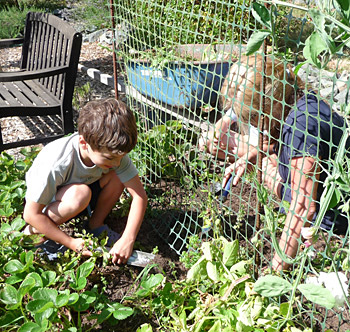 Gardening with Mama